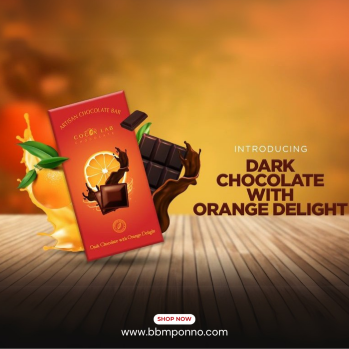 Orange Dark Chocolate Bar - 3